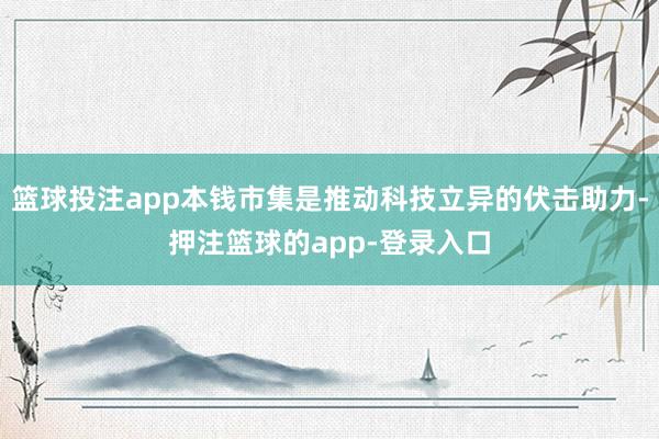 篮球投注app本钱市集是推动科技立异的伏击助力-押注篮球的app-登录入口