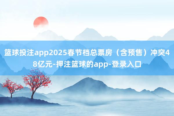 篮球投注app2025春节档总票房（含预售）冲突48亿元-押注篮球的app-登录入口