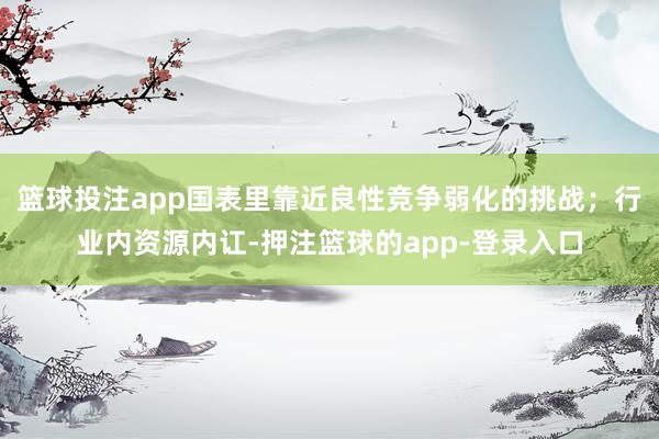 篮球投注app国表里靠近良性竞争弱化的挑战；行业内资源内讧-押注篮球的app-登录入口