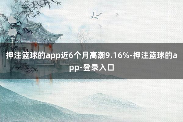 押注篮球的app近6个月高潮9.16%-押注篮球的app-登录入口