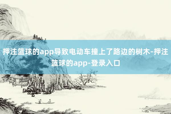 押注篮球的app导致电动车撞上了路边的树木-押注篮球的app-登录入口