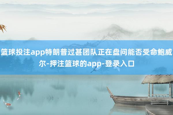 篮球投注app特朗普过甚团队正在盘问能否受命鲍威尔-押注篮球的app-登录入口