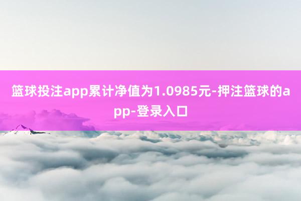 篮球投注app累计净值为1.0985元-押注篮球的app-登录入口