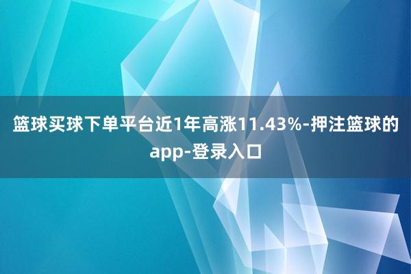 篮球买球下单平台近1年高涨11.43%-押注篮球的app-登录入口