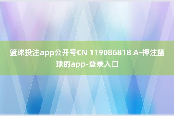 篮球投注app公开号CN 119086818 A-押注篮球的app-登录入口