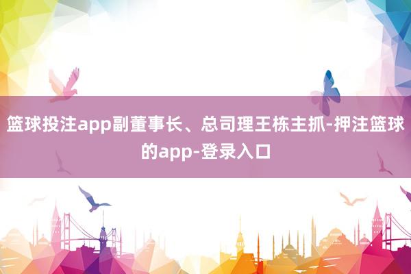 篮球投注app副董事长、总司理王栋主抓-押注篮球的app-登录入口